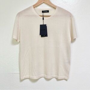 New Naadam Fancy Cashmere T-Shirt Women’s XS White